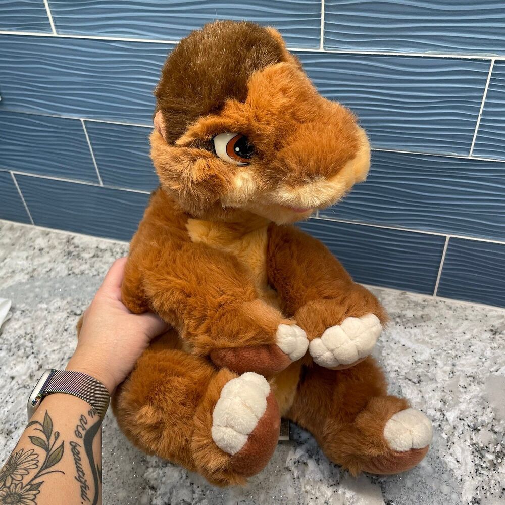 Vintage 1988 Gund JCPenney Land Before Time Littlefoot Dinosaur Plush 17"
